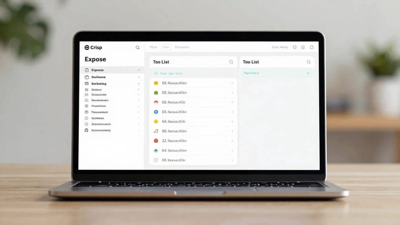 Crisp screen-focused capture of a mobile productivity app showing